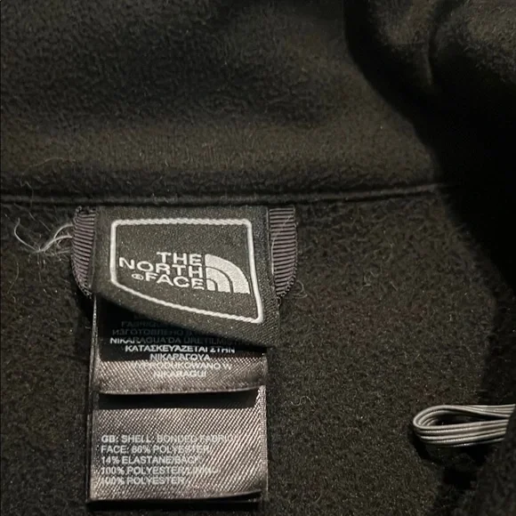 The North Face Black Performance Jacket with Fleece Material - Picture 3 of 5